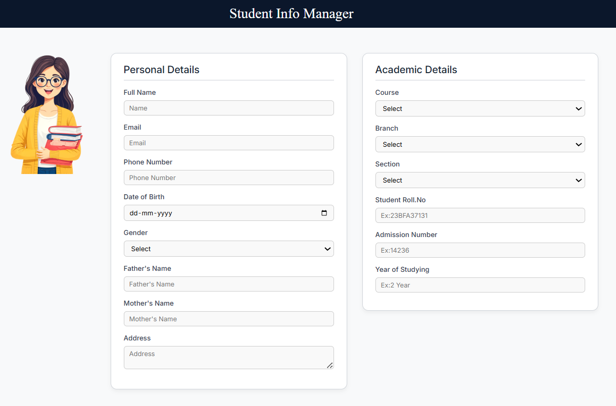 Student Info Manager